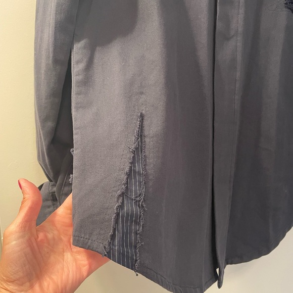 Vintage navy button jacket size medium - Picture 5 of 5